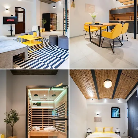 Apartment Luxurioeses 100m2 Loft Mit Sauna & Parkplatz - Platz Fuer 4 Personen *